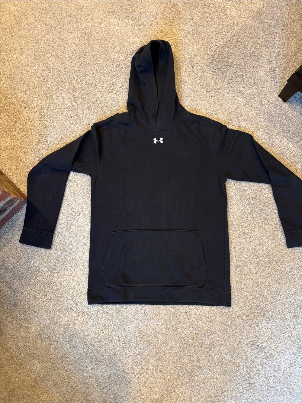 Under Armour Black Loose Fit Hoodie Youth Size XL
